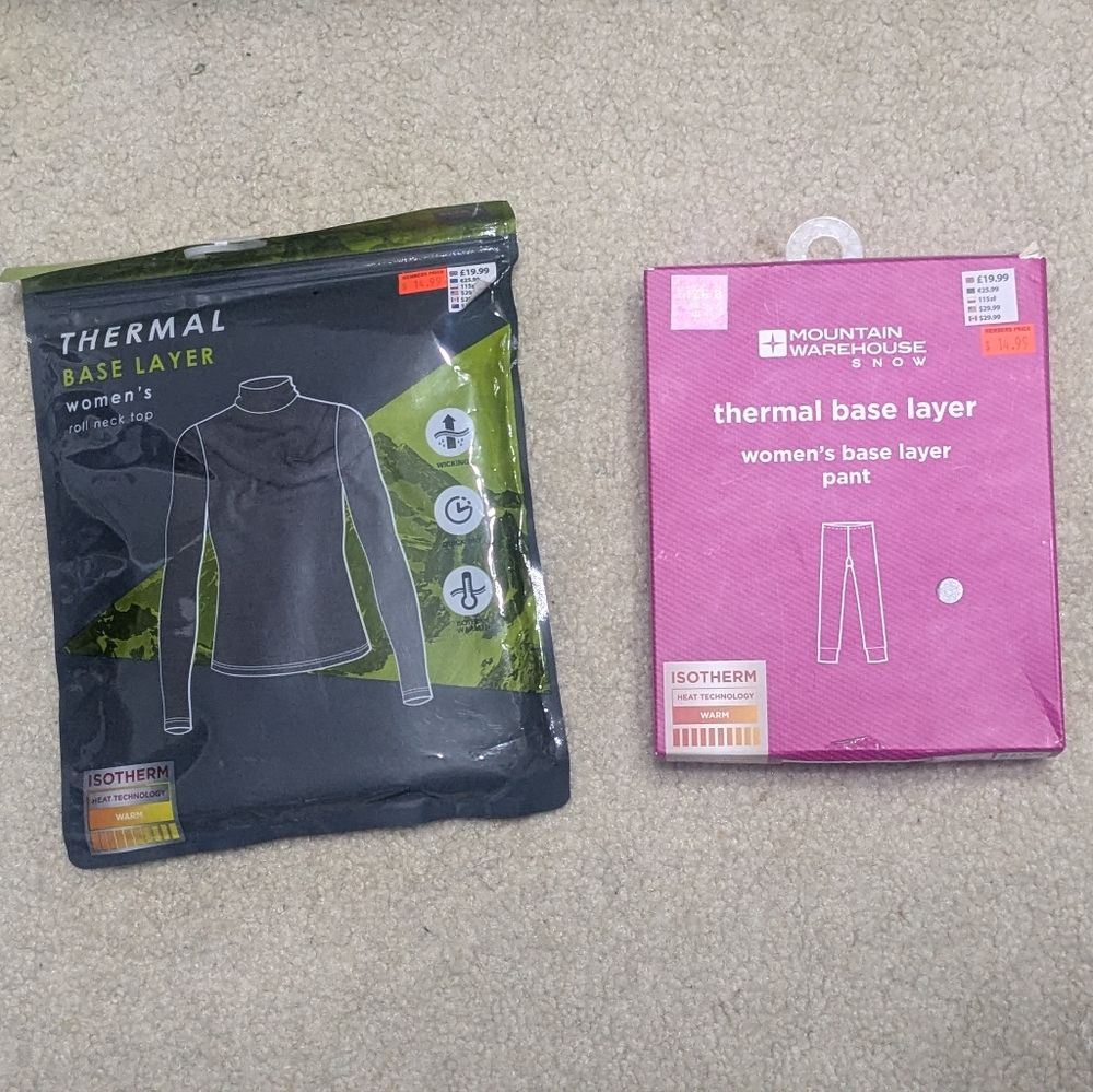 Thermal Base Layer Bundle (Long sleeve and bottoms)